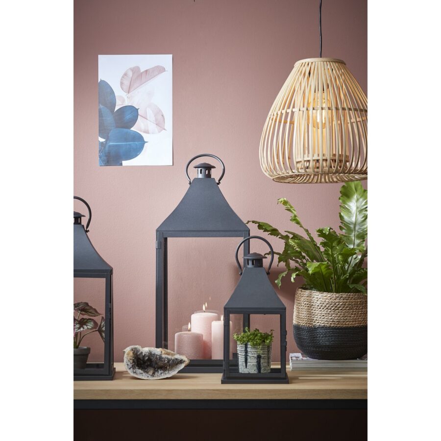 Jorck Plantenmand - Set van 3 - H24 x Ø26 cm - Zwart - Afbeelding 4