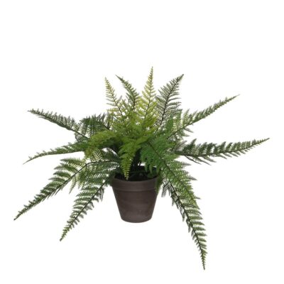Varen Kunstplant in Bloempot Stan - H38 x Ø50 cm - Groen