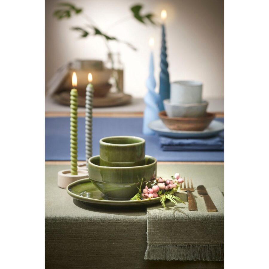 Rhea Beker - 316 ml - Keramiek - Groen - Afbeelding 4