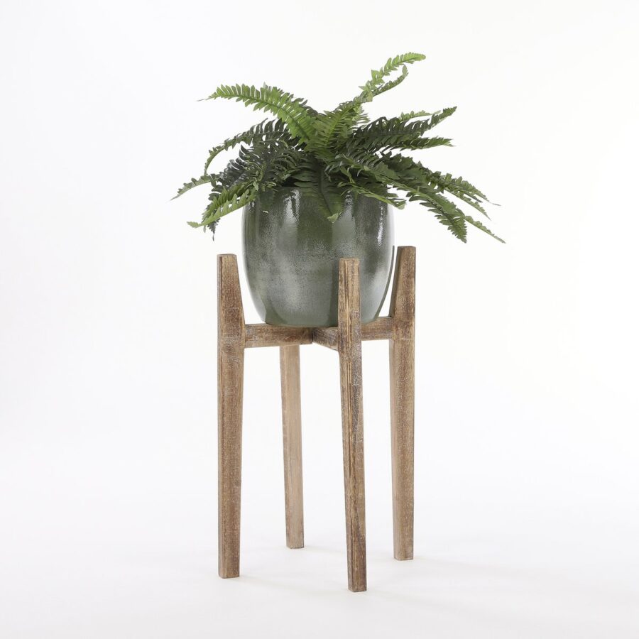 Varen Kunstplant in Bloempot Stan - H40 x Ø70 cm - Groen - Afbeelding 6