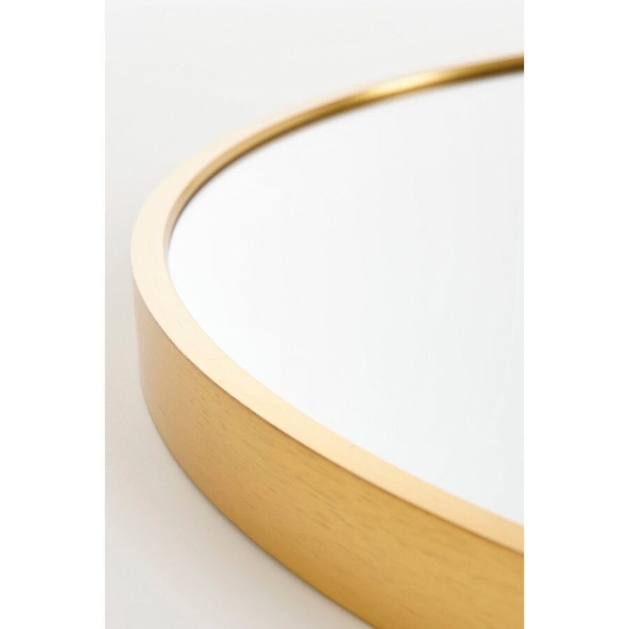 Rossi Wandspiegel - H3 x Ø60 cm - Metaal - Goud - Afbeelding 3
