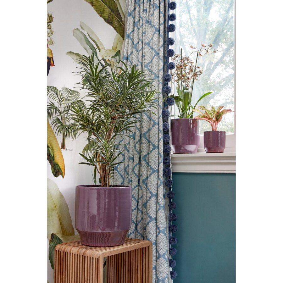 Yonker Plantentafel - Set van 2 - L35 x B25 x H80 cm - Gerecycled Hout - Bruin - Afbeelding 10