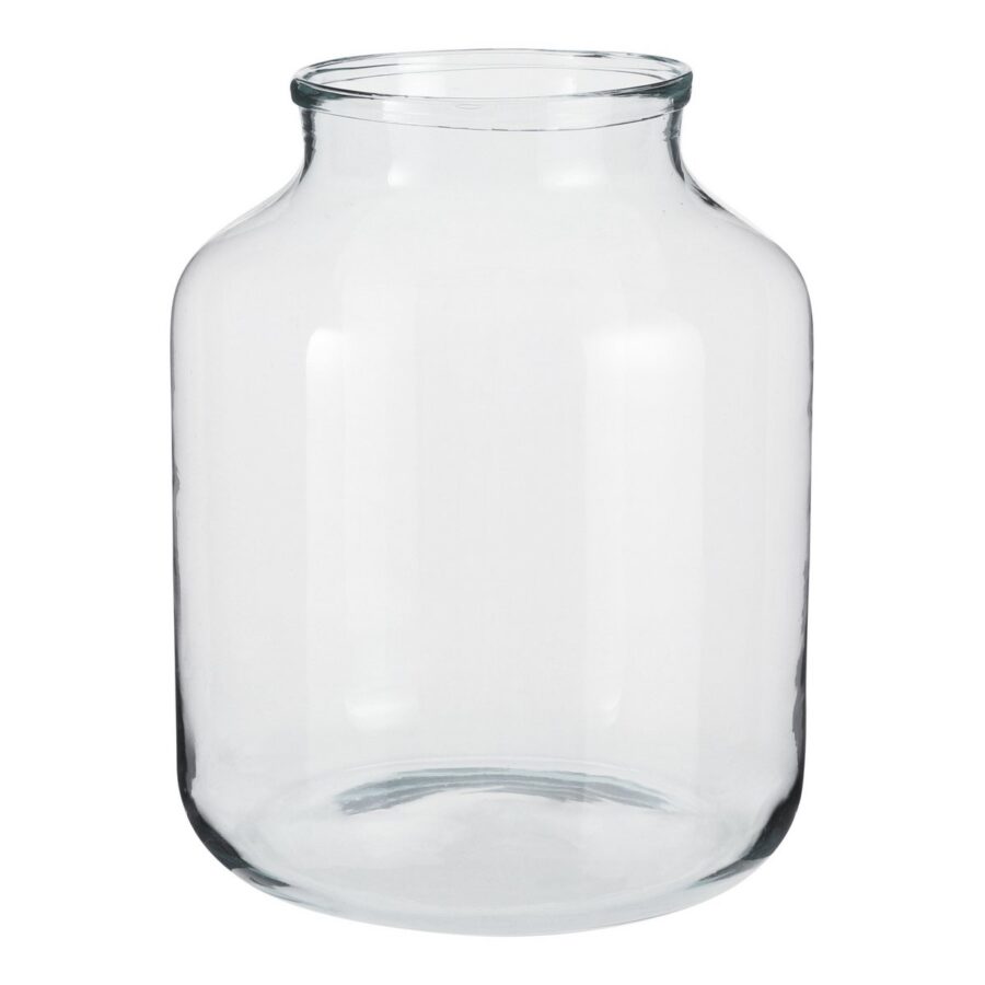 Vienne Vaas - H42 x Ø29 cm - Gerecycled Glas - Transparant