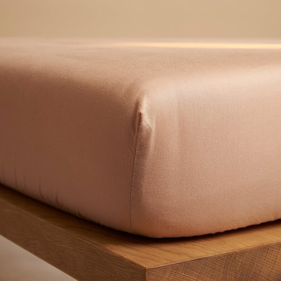 Kids - Hoeslaken TENCEL™ Twill Peach - Afbeelding 2