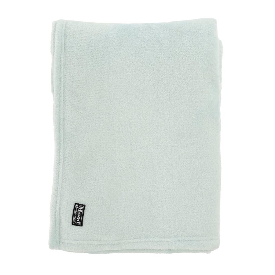 Famke Fleece Plaid - L180 x B130 cm - Mintgroen - Afbeelding 5