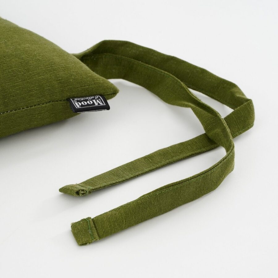 Paddy Stoelkussen - L46 x B46 cm - Katoen - Groen - Afbeelding 3