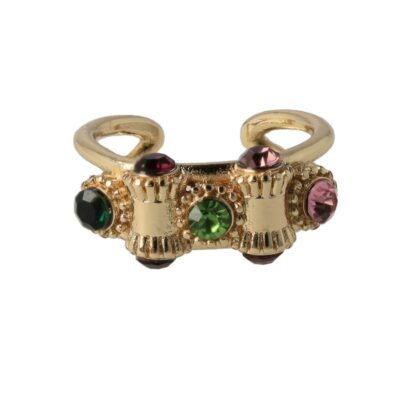 Otazu Vintage Barrel Ring Multicolor - Gold