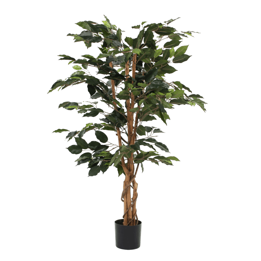Ficus Kunstplant - H110 x Ø65 cm - Groen