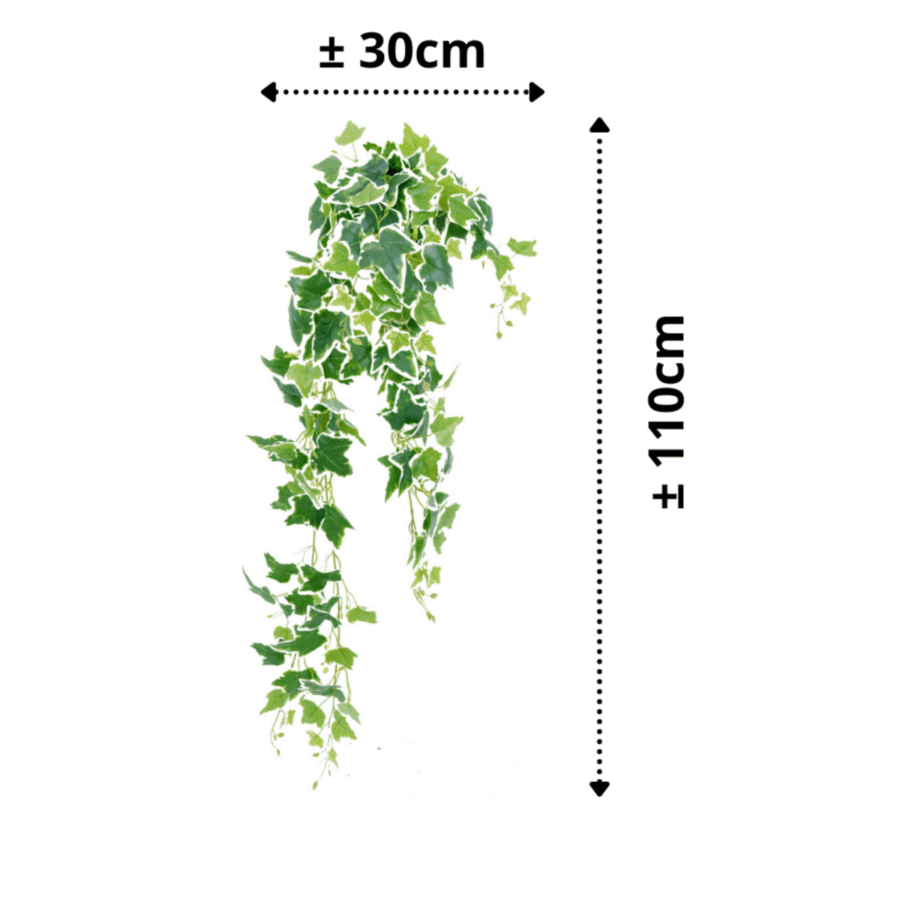 Hedera Star Kunst Hangplant 110cm - Afbeelding 3
