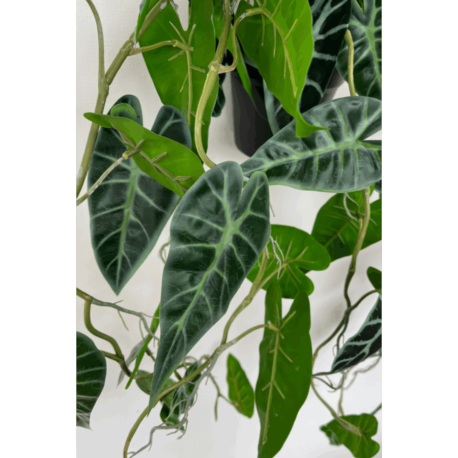 Caladium Kunst Hangplant 95cm - Afbeelding 3
