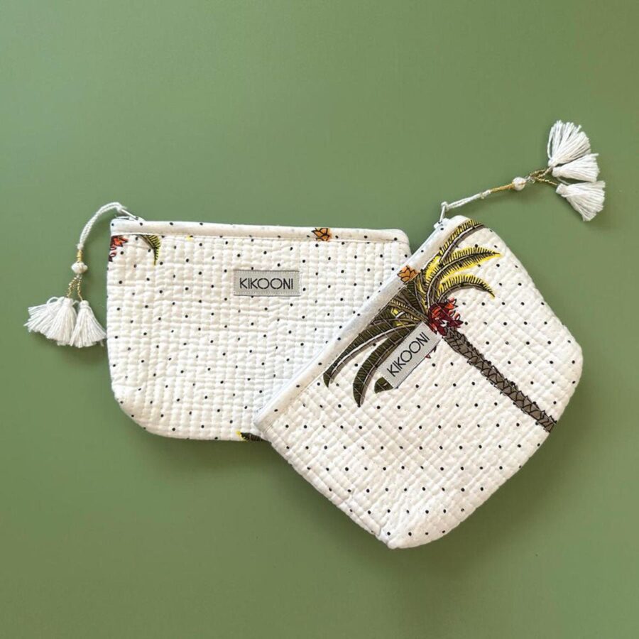 Handgemaakte mini -tas "Palms" - Afbeelding 4