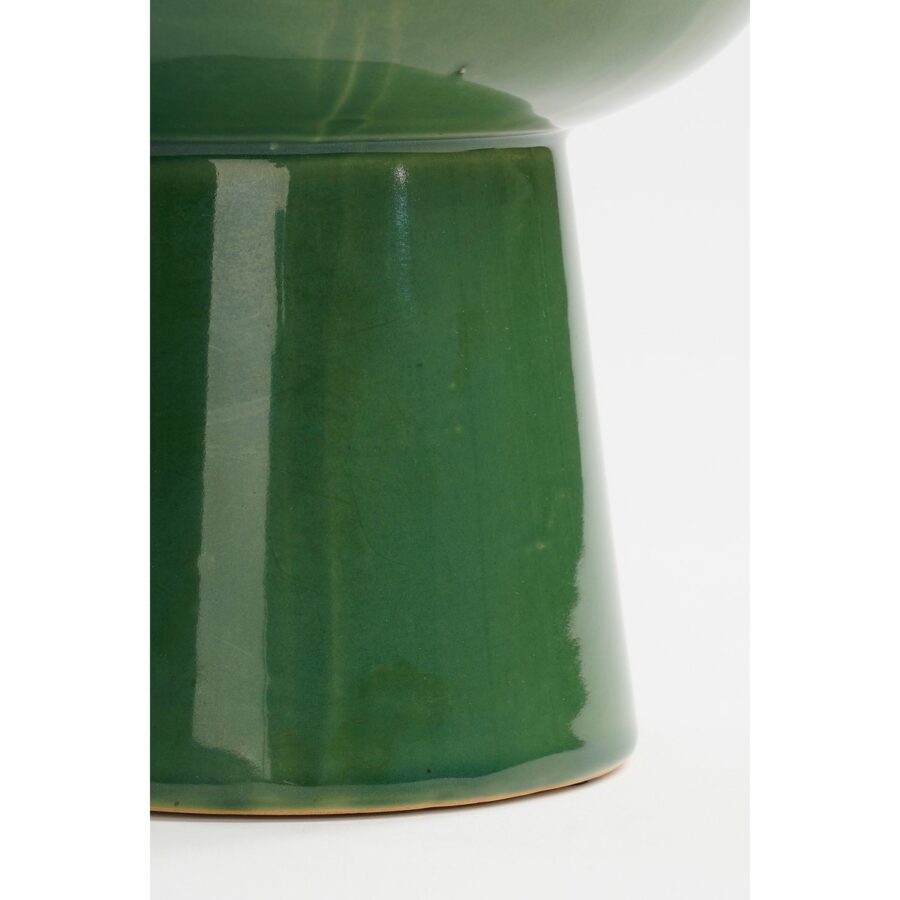 Marlijn Tulpenvaas - H28 x Ø20 cm - Keramiek - Groen - Afbeelding 4