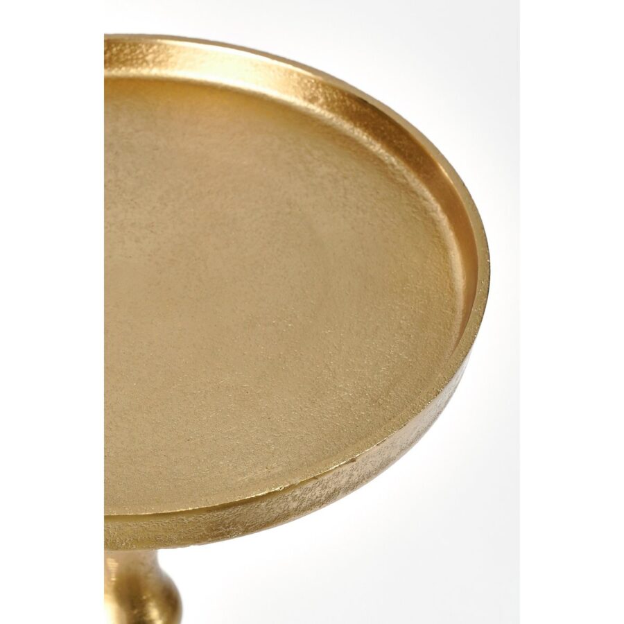 Duco Bijzettafel - H54 x Ø25 cm - FSC 100% - Gerecycled Aluminium - Goud - Afbeelding 2
