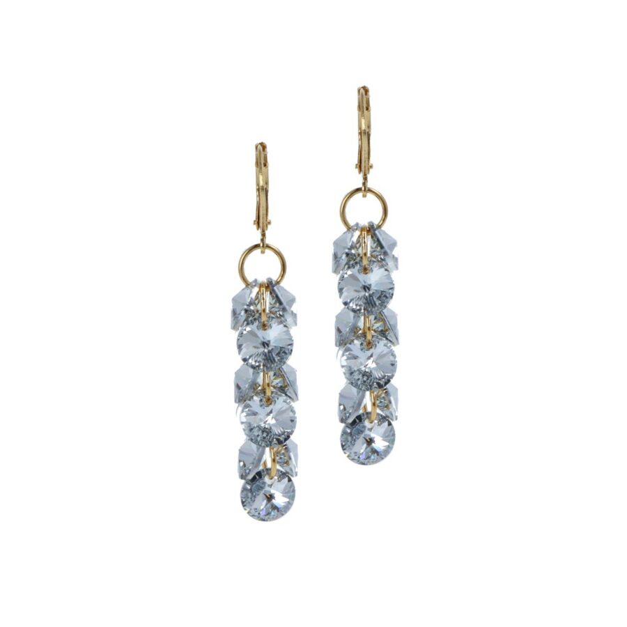 Forever Crystal Bunch Earrings - Gold - Afbeelding 4