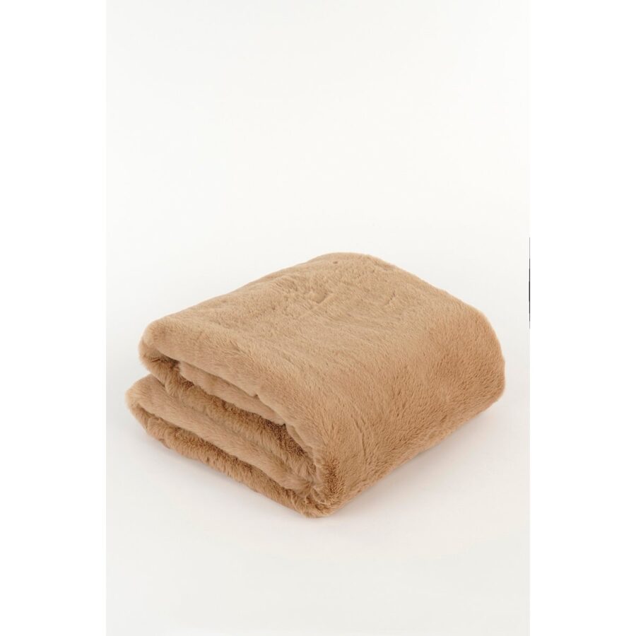 Bronte Fleece Deken - L200 x B150 cm - Beige - Afbeelding 2
