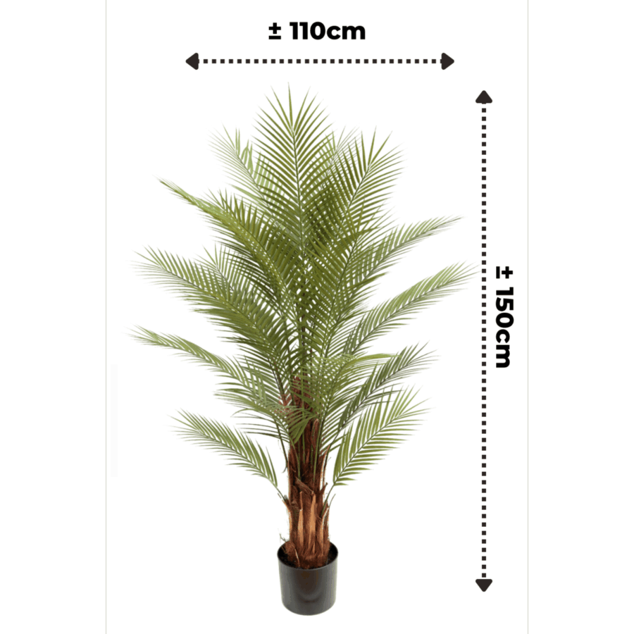 Kunstpalm 150cm - Afbeelding 3
