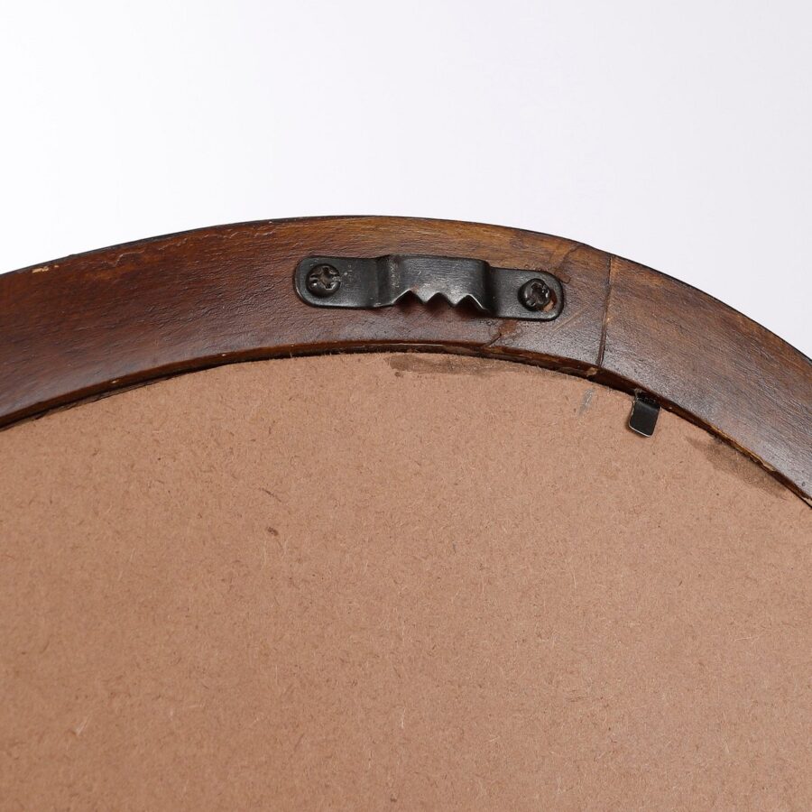 Bosco Wandspiegel - L50 x B69 cm - Mangohout - Donkerbruin - Afbeelding 3