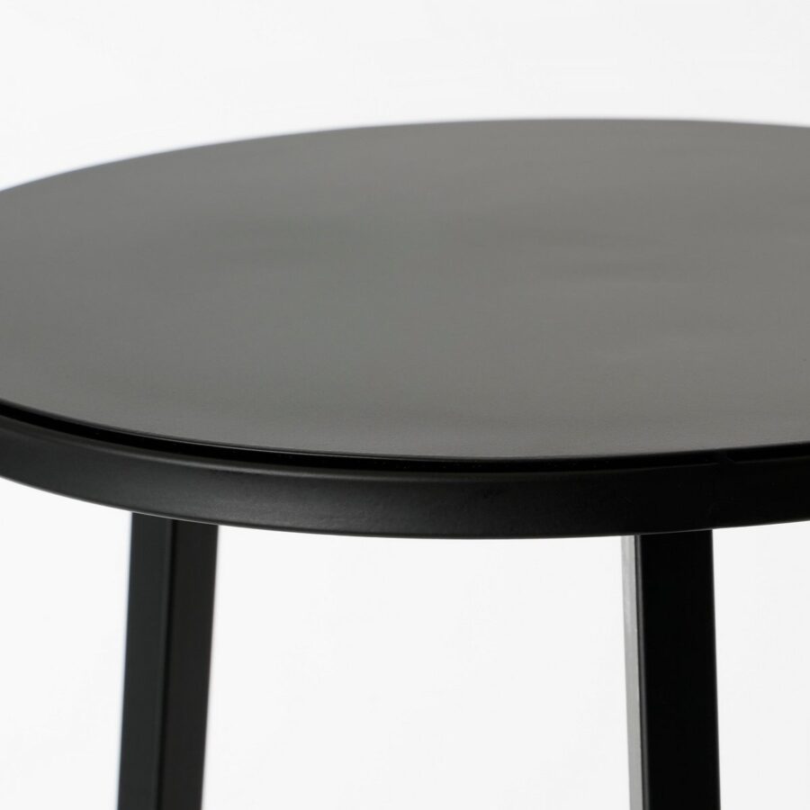 Adine Plantentafel - H80 x Ø30 cm - Metaal - Zwart - Afbeelding 2