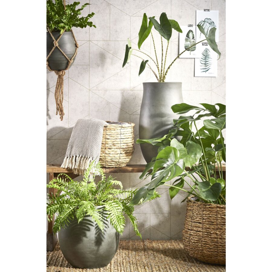 Avalon Plantenmand - Set van 3 - H31 x Ø30 cm - Zeegras - Lichtbruin - Afbeelding 4
