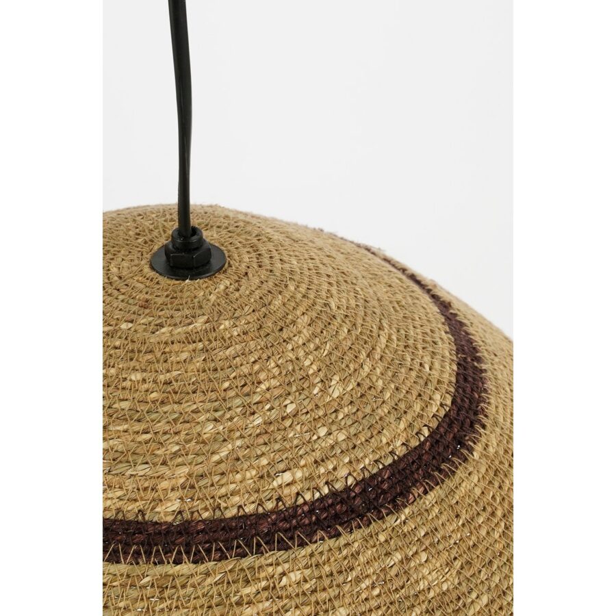 Joulz Hanglamp - H16 x Ø36 cm - Jute - Lichtbruin - Afbeelding 2