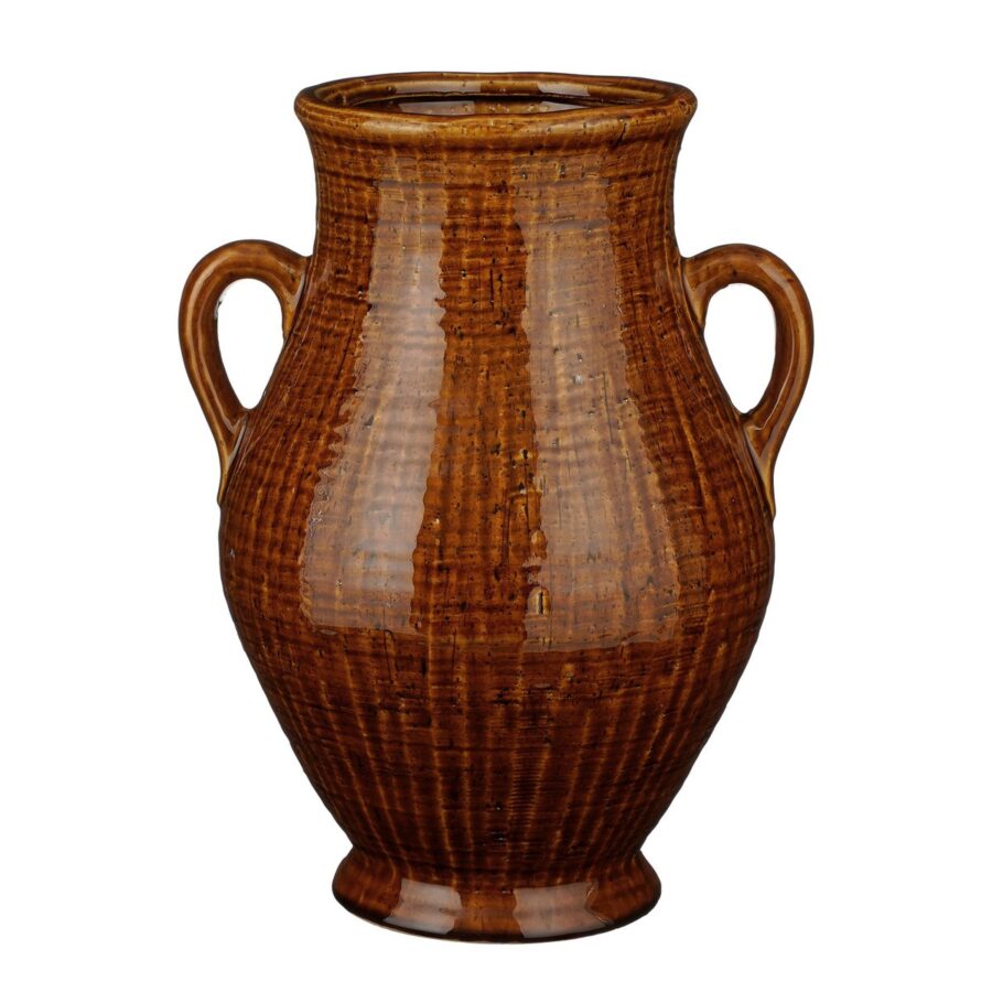 Elena Vaas - L29 x B26 x H39 cm - Keramiek - Bruin