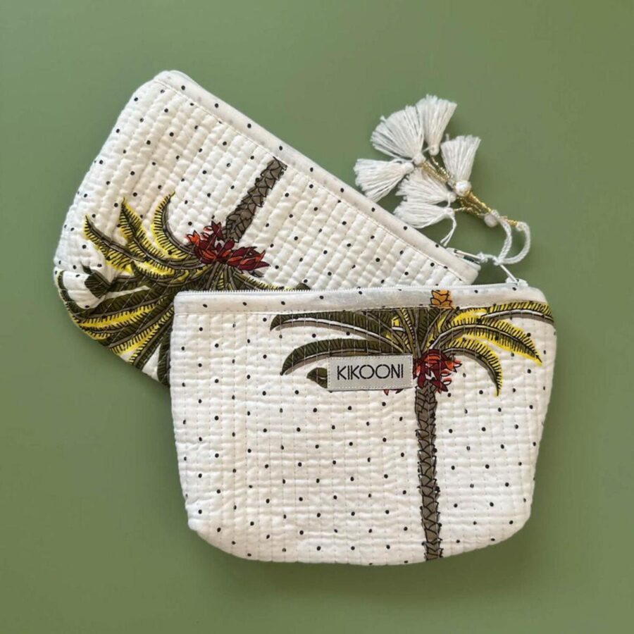 Handgemaakte mini -tas "Palms" - Afbeelding 7