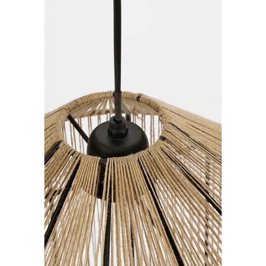 Elsa Hanglamp - H49 x Ø35 cm - Jute - Lichtbruin - Afbeelding 3