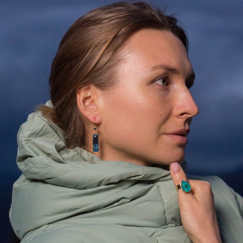 Green Frog Ring - Small - Afbeelding 2