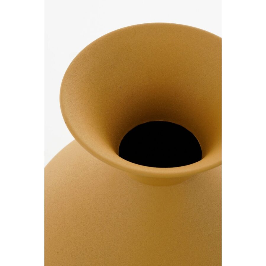 Gyge Vaas - L30 x B24 x H37 cm - Metaal - Geel - Afbeelding 2
