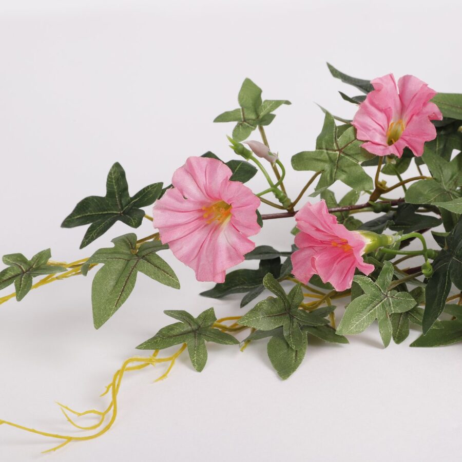 Petunia Kunst Hangplant - L15 x B20 x H80 cm - Roze - Afbeelding 2