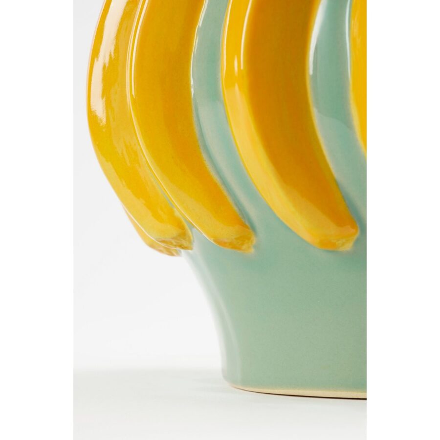 Moza Bloempot Binnen - H18 x Ø24 cm - Keramiek - Lichtgroen - Afbeelding 3