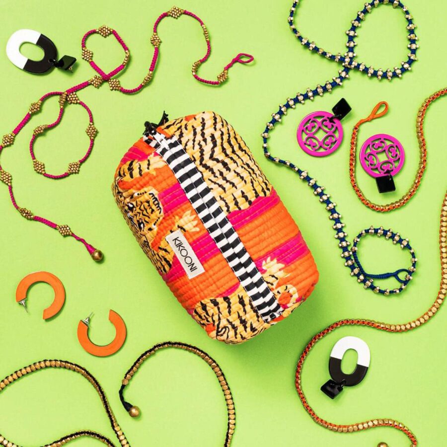 Kleine cosmetische tas 'Poppy Tiger' - Afbeelding 2