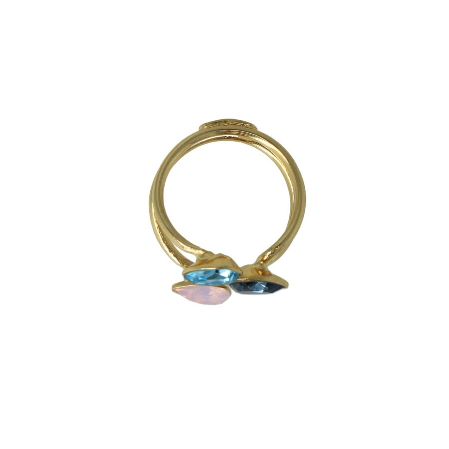 Classic Triple Leaf Ring Rosewater Opal - Afbeelding 4