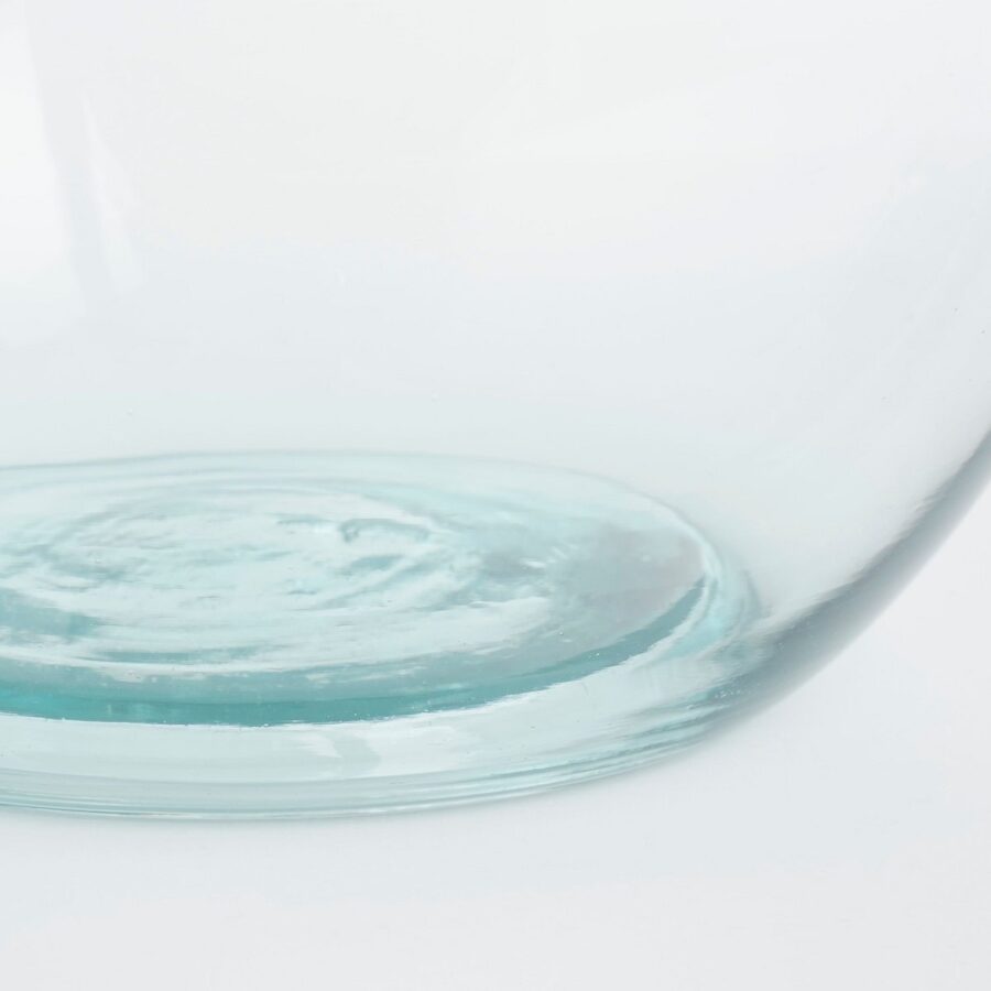 Lilou Vaas - H31 x Ø22 cm - Gerecycled Glas - Transparant - Afbeelding 3
