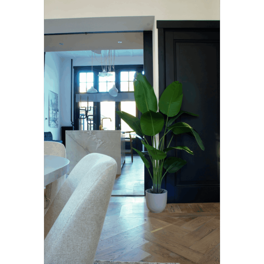 Strelitzia Kunstplant 160cm - Afbeelding 3