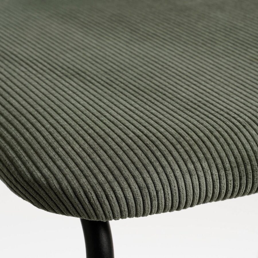Nanet Barkruk - H91 cm - Velvet - Donkergroen - Afbeelding 3