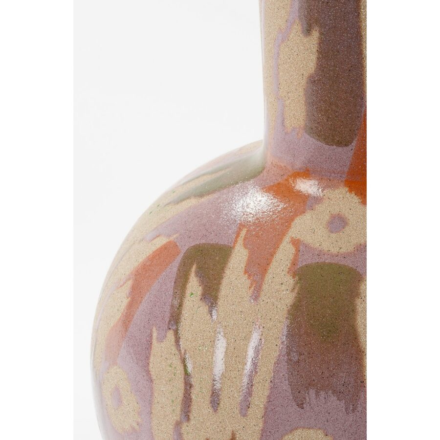 Javi Vaas - H28 x Ø42 cm - Keramiek - Roze, Beige - Afbeelding 3