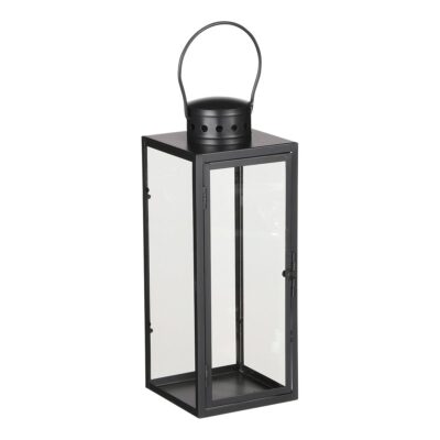 Arzilla Lantaarn - L14 x B13 x H35 cm - Zwart