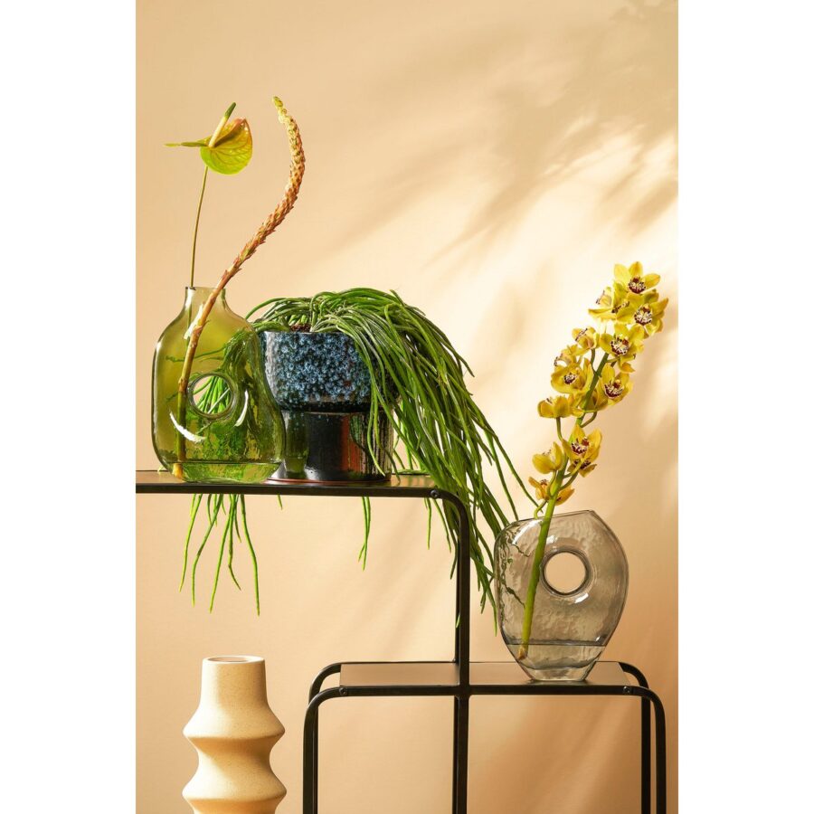 Jay Vaas - L18 x B8 x H23 cm - Glas - Grijs - Afbeelding 6