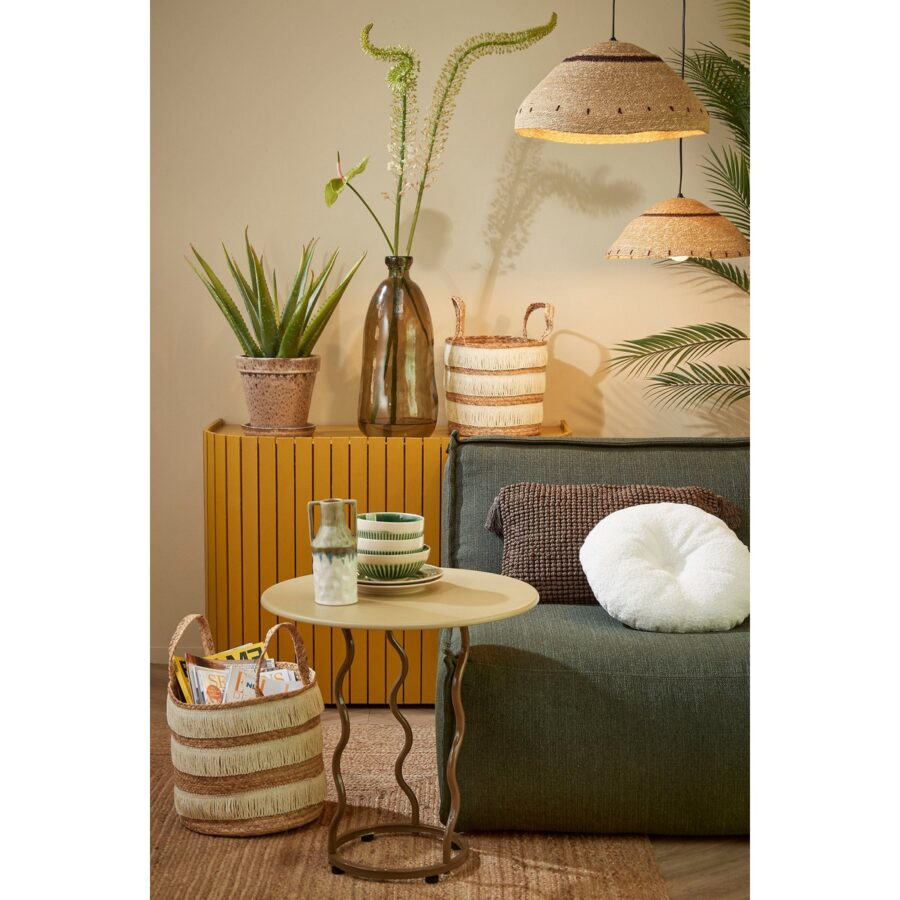 Opbergmand - Set van 2 - H30 x Ø32 cm - Waterhyacint - Bruin - Afbeelding 7