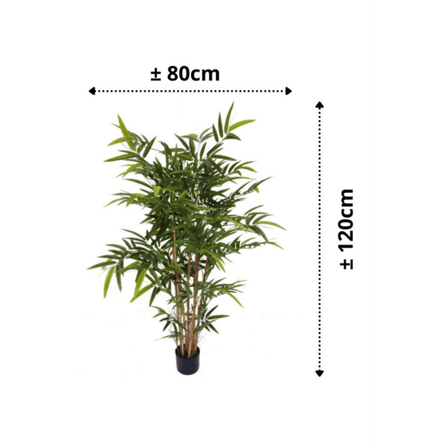 Bamboe Kunstplant B 120 cm - Afbeelding 6