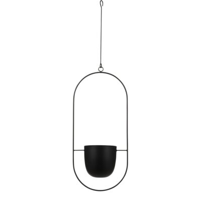Dexter Hangpot - L24 x B14 x H83 cm - Zwart