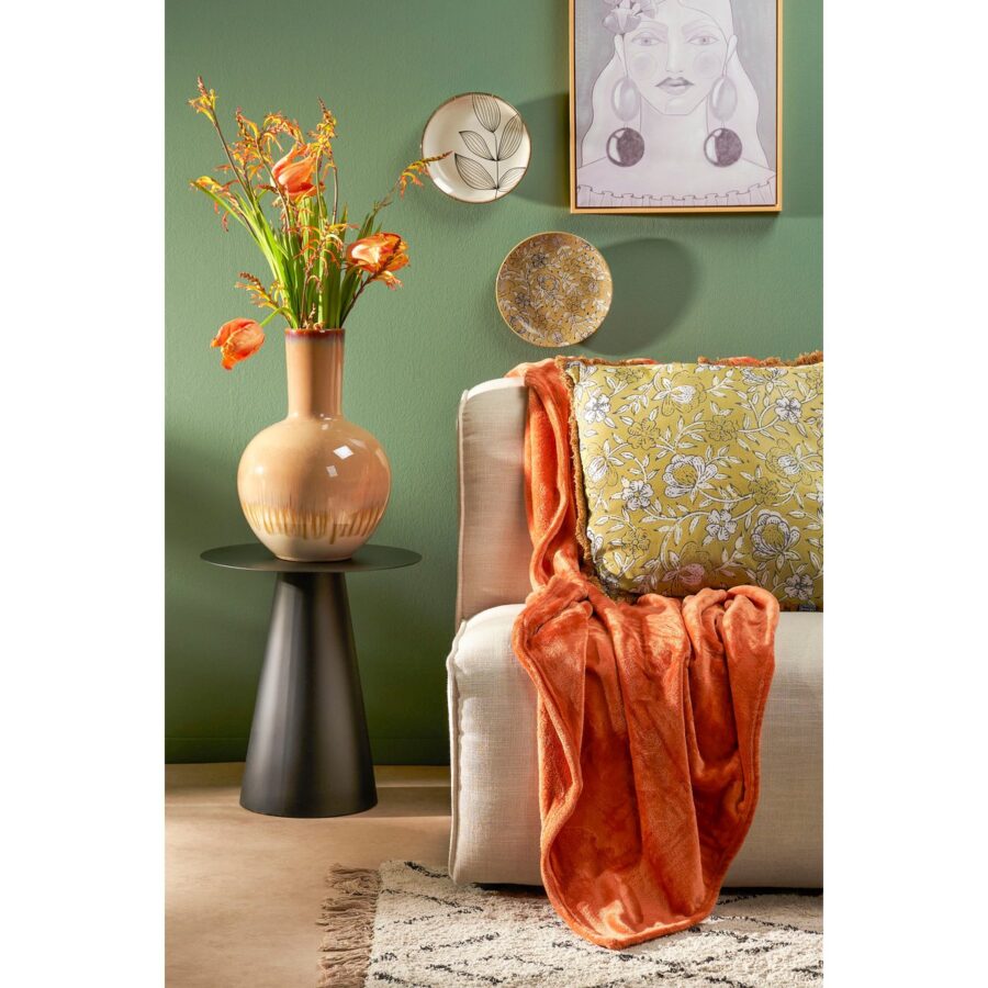 Holm Vaas - H42 x Ø28 cm - Keramiek - Crème - Afbeelding 8