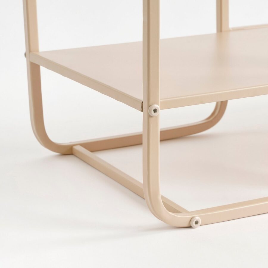 Jules Wandkast - L70 x B30 x H76 cm - Metaal - Lichtbruin - Afbeelding 5