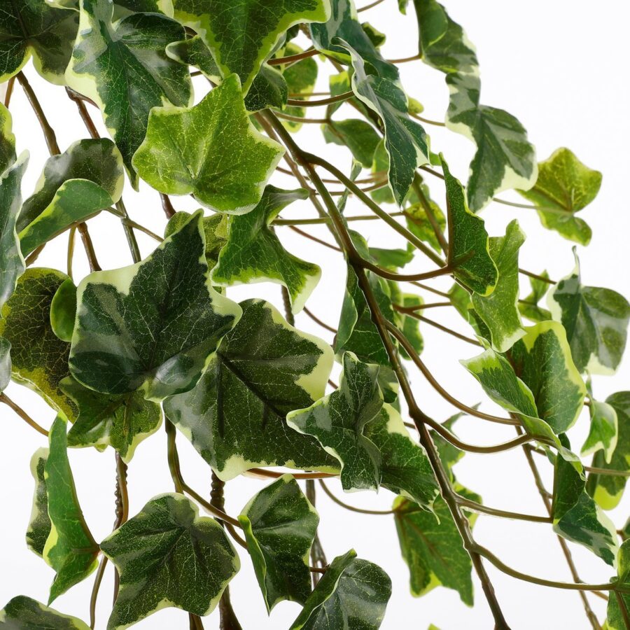 Hedera Kunst Hangplant - H129 cm - Groen Bont - Afbeelding 2