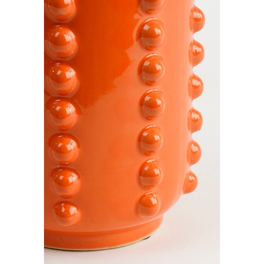 Boaz Vaas - H30 x Ø11 cm - Keramiek - Oranje - Afbeelding 3