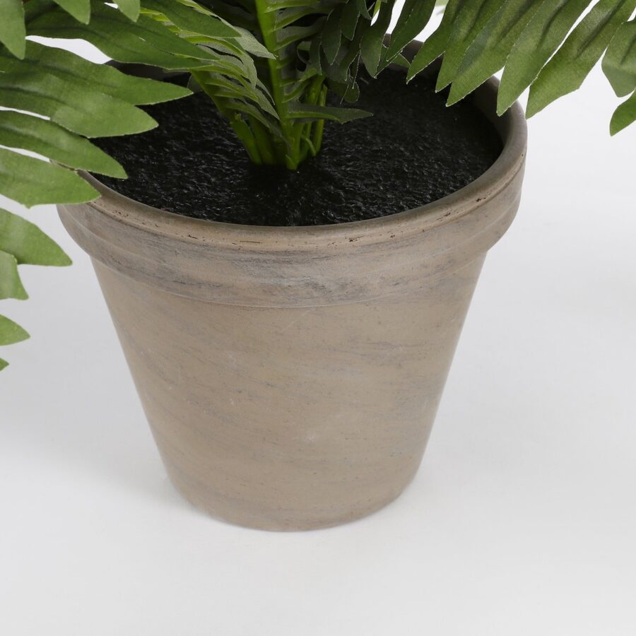 Varen Kunstplant in Bloempot Stan - H40 x Ø70 cm - Groen - Afbeelding 3