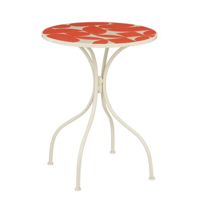 Bologna Bistrotafel - H76 x Ø61 cm - Metaal - Rood