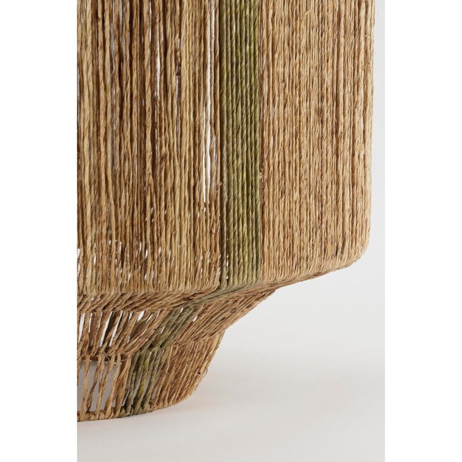 Liliano Lantaarn - H51 x Ø40 cm - Jute - Donkergroen - Afbeelding 3