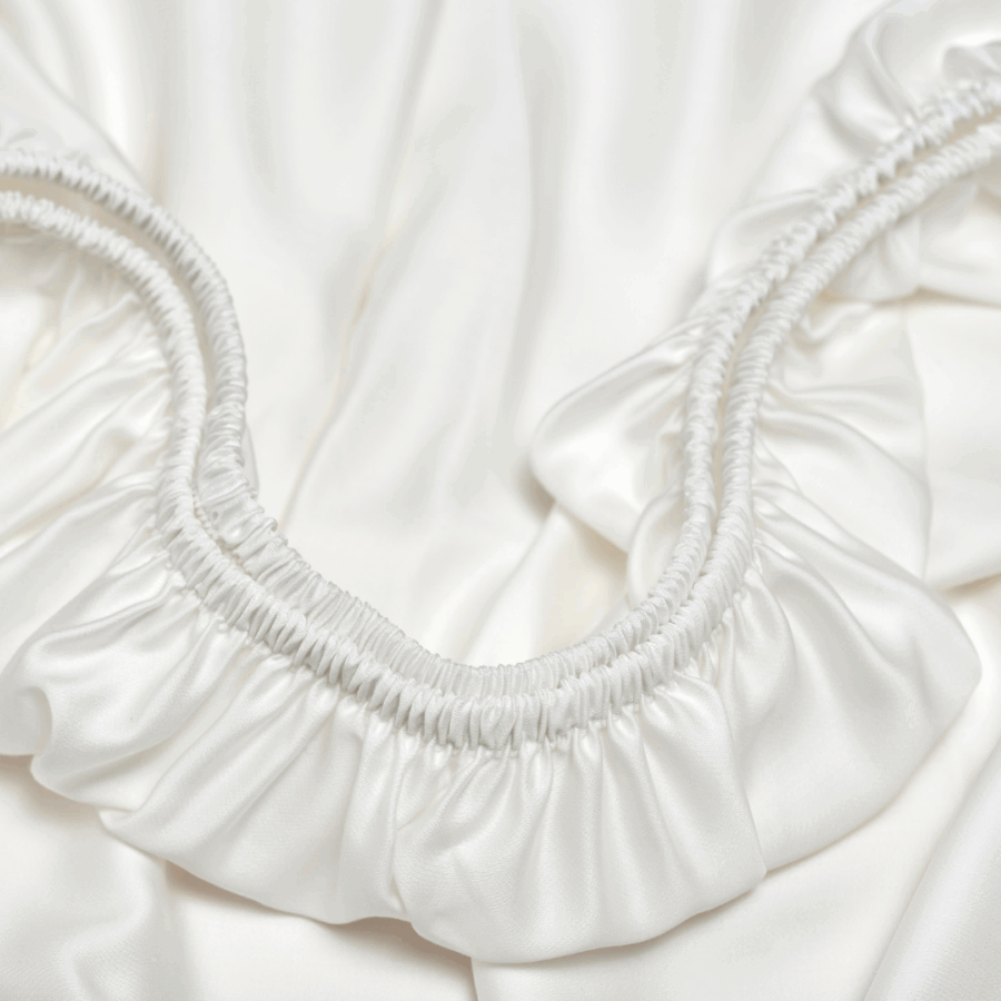 TENCEL™ - Sateen Hoeslaken Off White - Afbeelding 5
